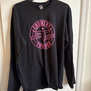 2021 Rockin'‎ Country Music Festival Long Sleeve Shirt Medium NWOT